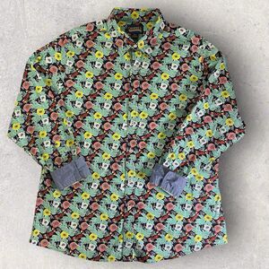 Cremieux Button Up Shirt XL Floral Long Sleeve Casual Stretch - Men’s